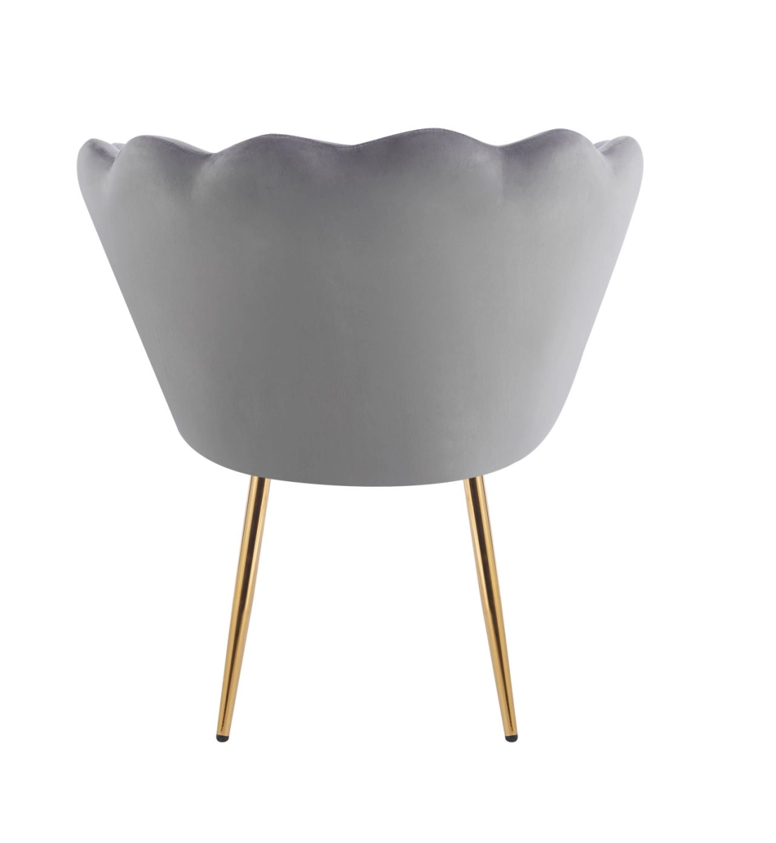 Fotel velvet (G) - Riviera 91 szary