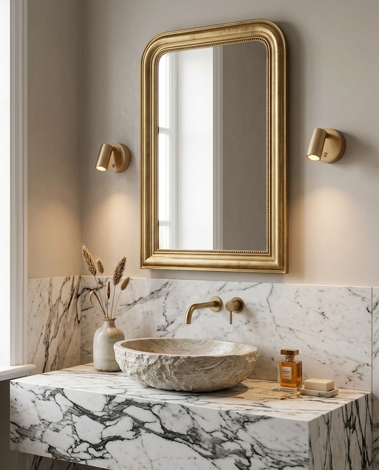 Lampa ścienna SHP PICKET złota