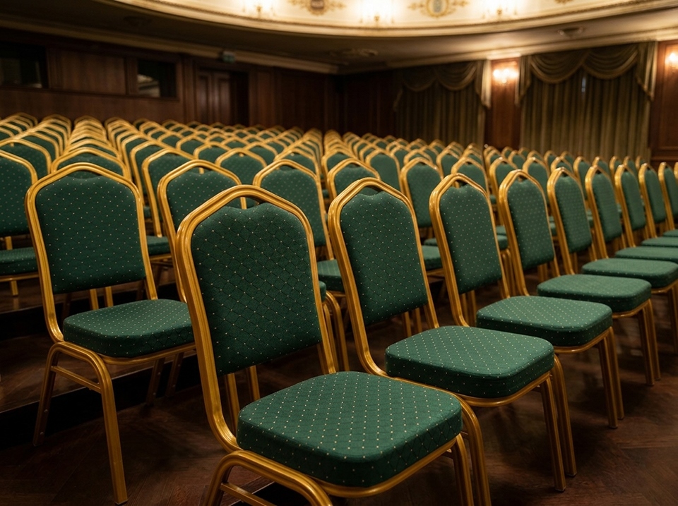 Krzesło bankietowe / konferencyjne HEKATE zielone