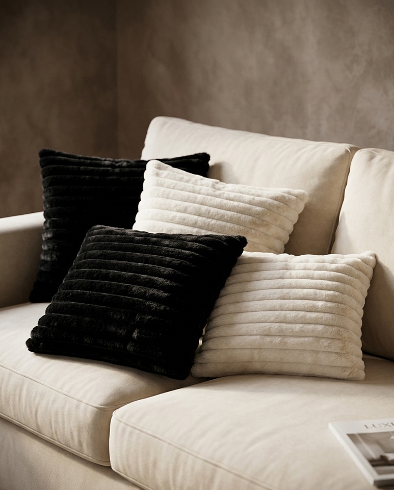 Poduszka dekoracyjna SHP LINE beżowa