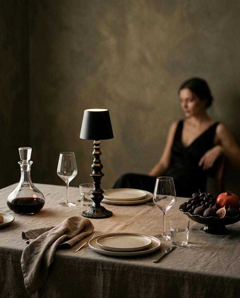 Lampka przenośna / nocna SHP STATE czarna