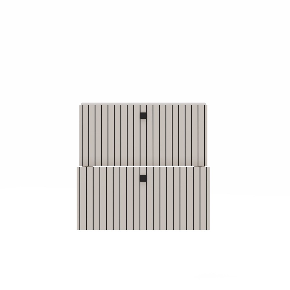 SZAFKA POD UMYWALKĘ TIGO 60 2S KASZMIR RYFLOWANY FRONT + UMYWALKA