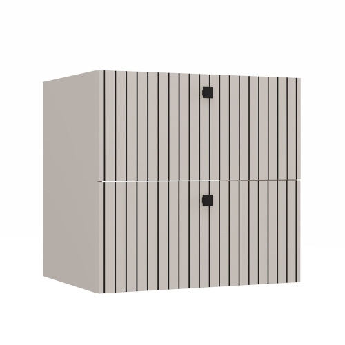  Szafka łazienkowa pod umywalkę 60 cm, z umywalką, kaszmir Tigo 2S