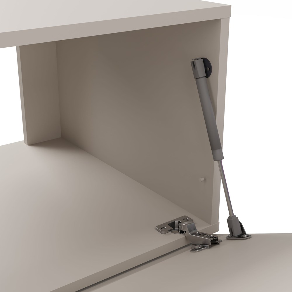 SZAFKA POD UMYWALKĘ TIGO 1D2S KASZMIR 140 CM 2 SZUFLADY RYFLOWANY FRONT WISZĄCA