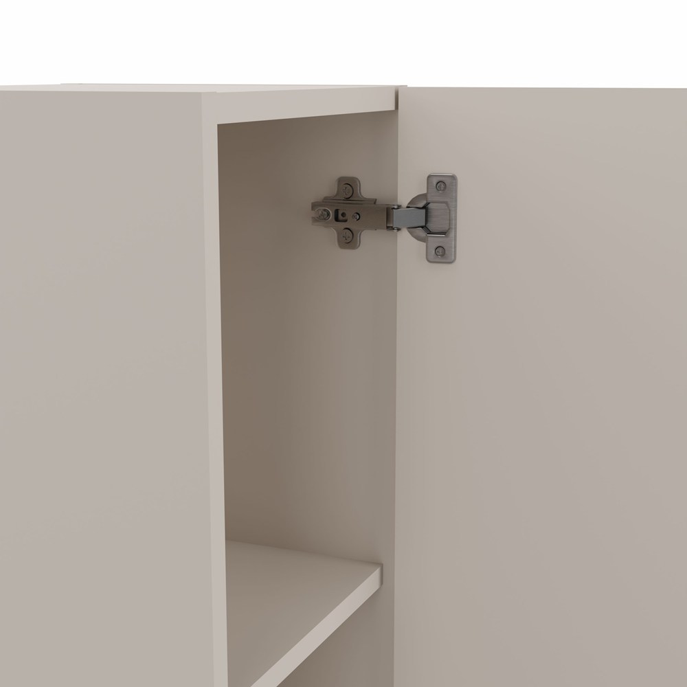 SZAFKA ŁAZIENKOWA WISZĄCA SŁUPEK REGAŁ TIGO 1D DĄB EVOKE RYFLOWANY FRONT