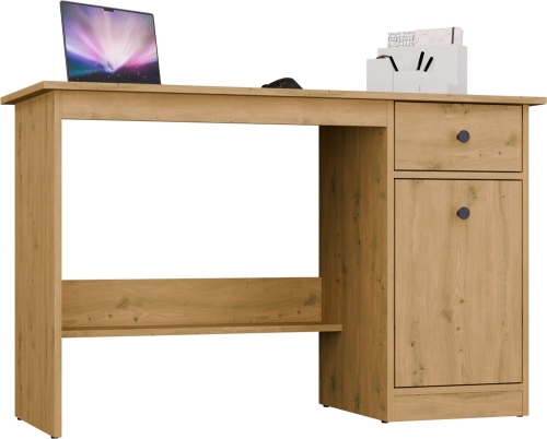 Biurko proste 120 cm, dąb artisan Chester