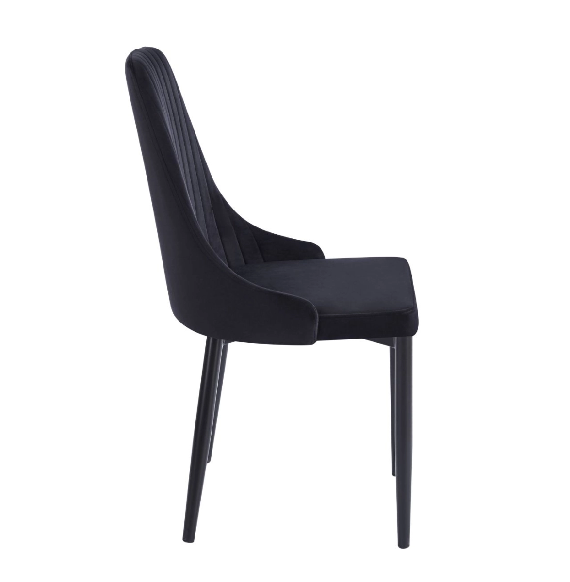 PRZEDSPRZEDAŻ -15% do 10.04 ! Krzesło velvet - Riviera 100 czarne