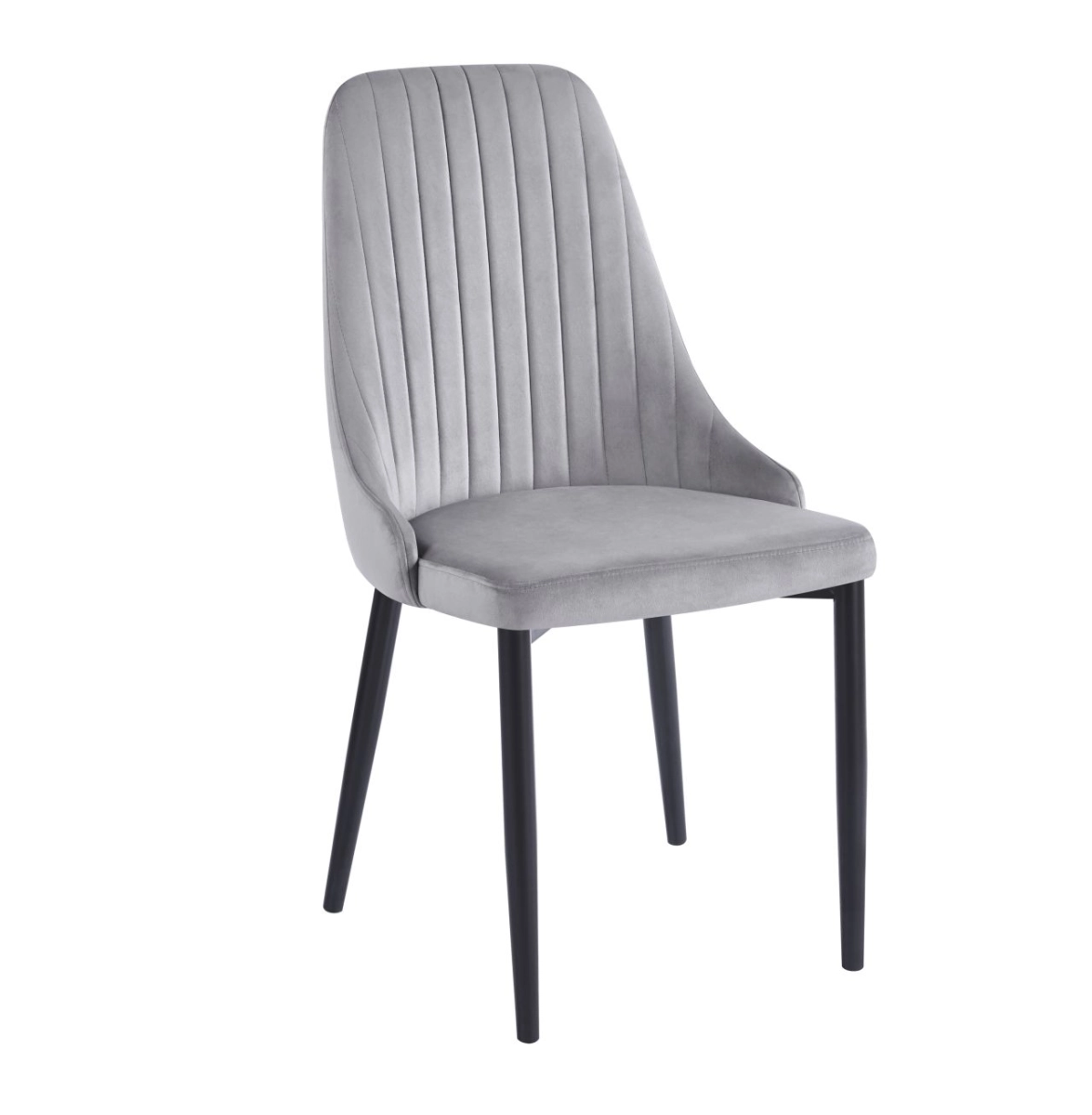 PRZEDSPRZEDAŻ -15% do 10.04 ! Krzesło velvet - Riviera 91 szare