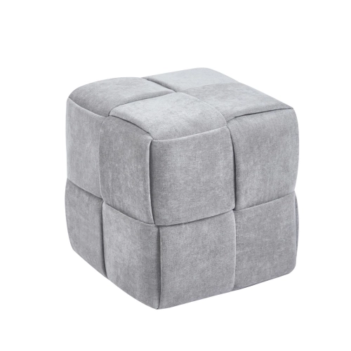 Pufa szara 38 cm, do salonu Maloy 