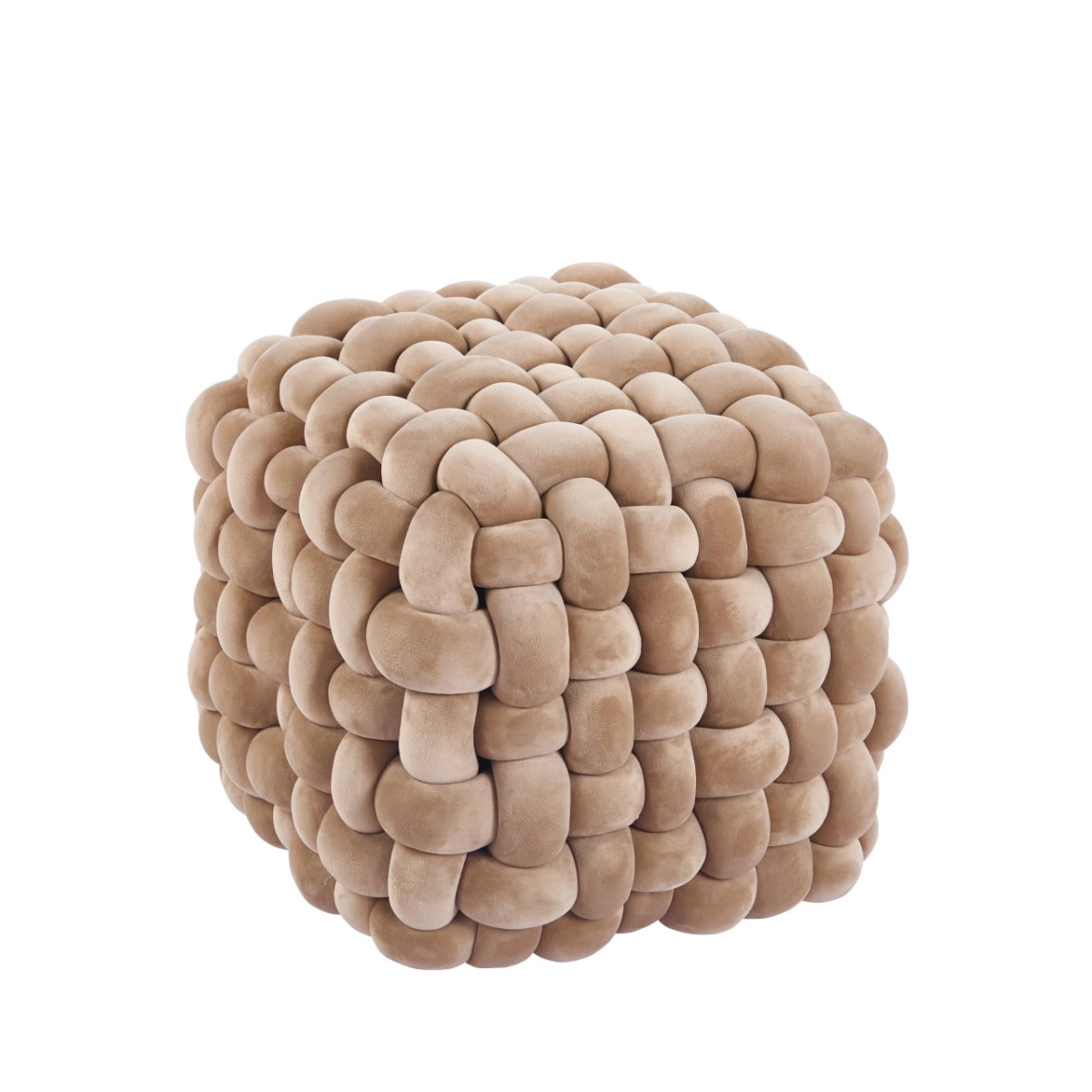Puf velvet (cappuccino)