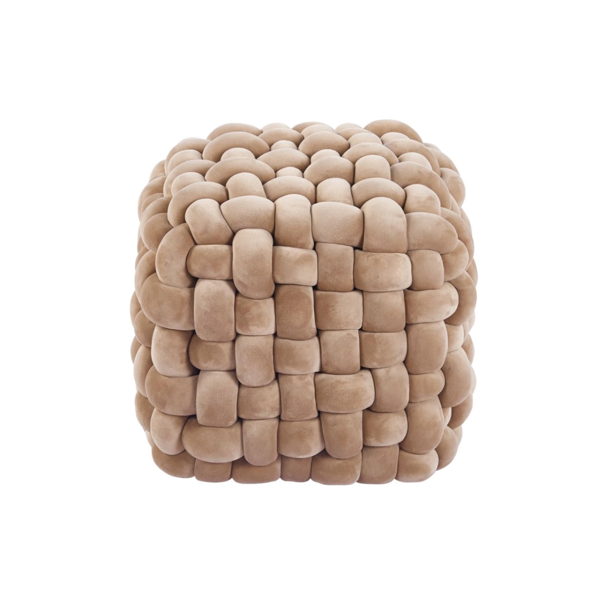 Puf velvet (cappuccino)