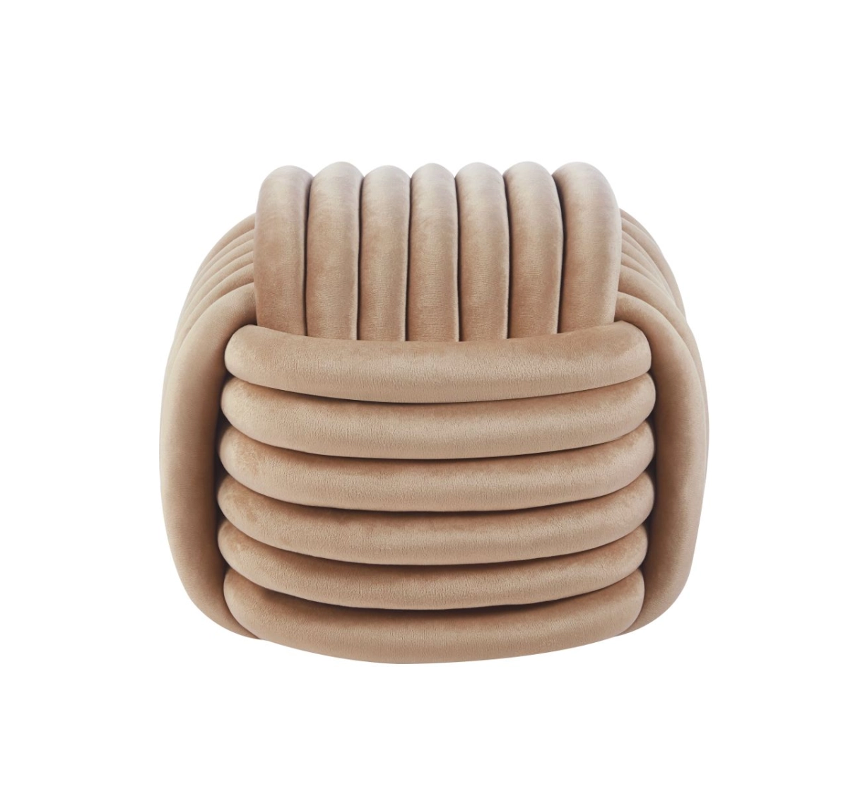 Puf velvet (cappuccino)