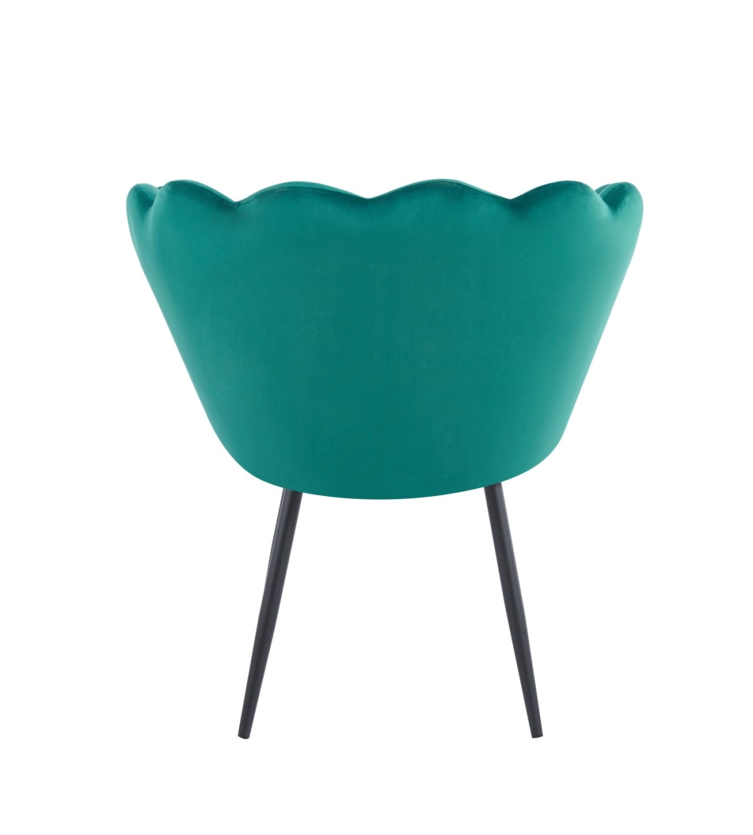 Fotel velvet (zielony) /nogi czarne/