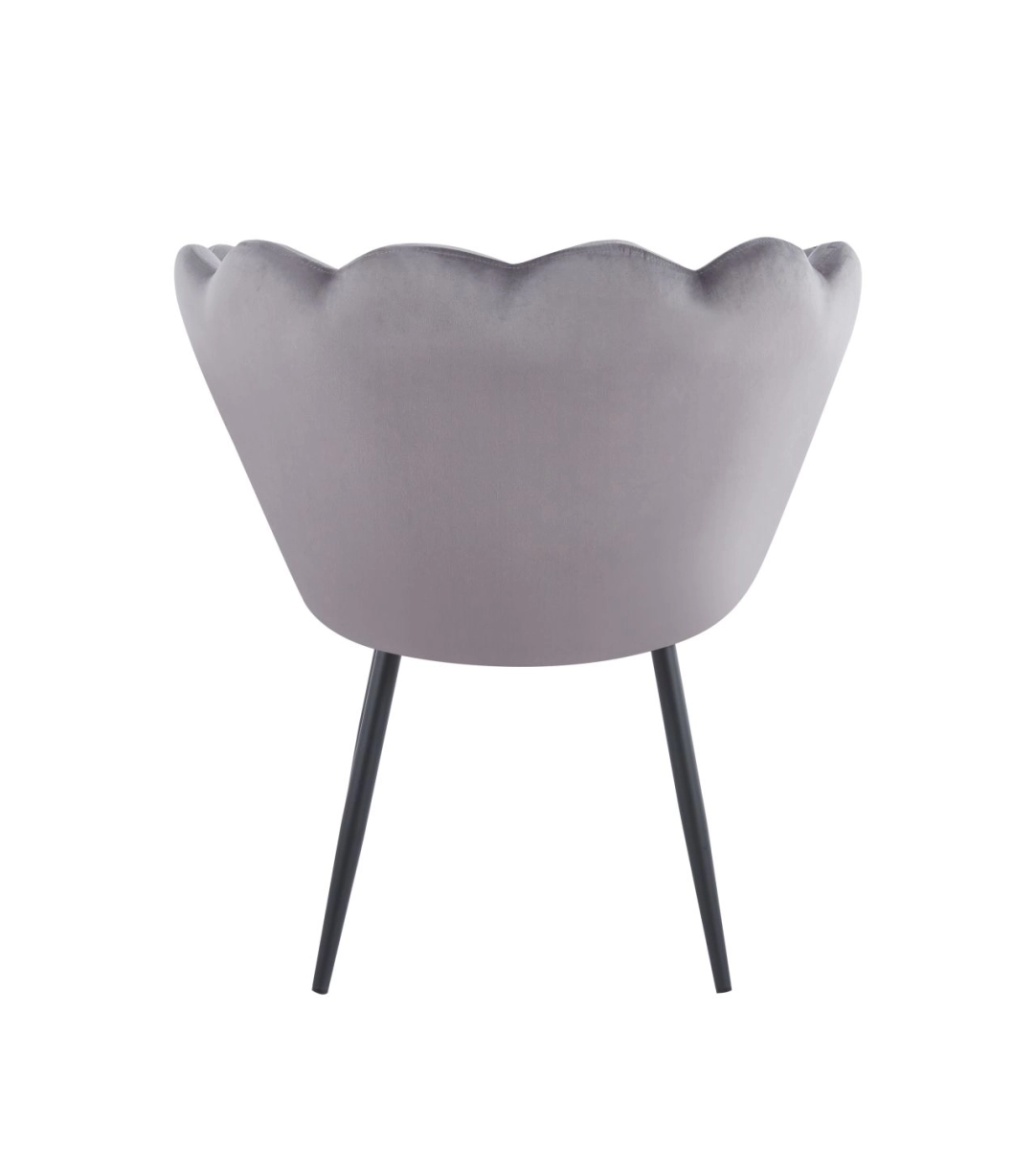 Fotel velvet (B) - Riviera 91 szary