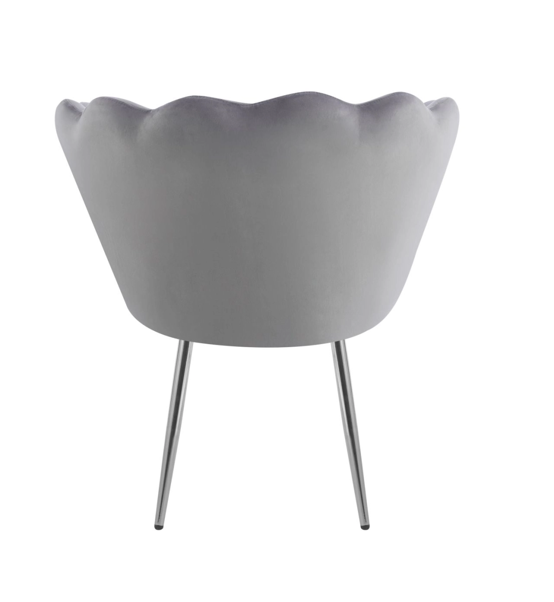 Fotel velvet (S) - Riviera 91 szary