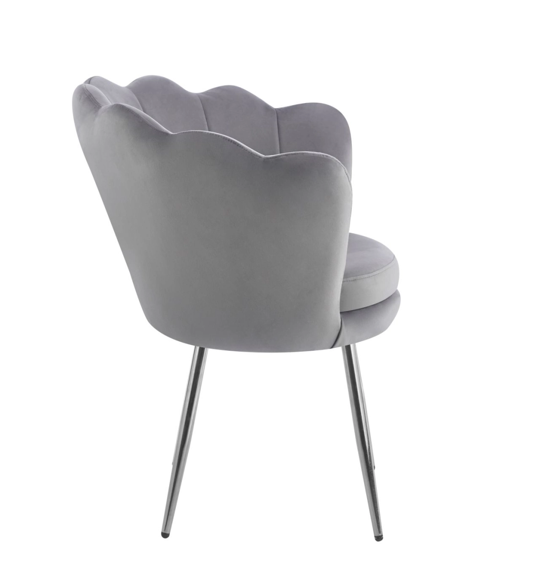 Fotel velvet (S) - Riviera 91 szary