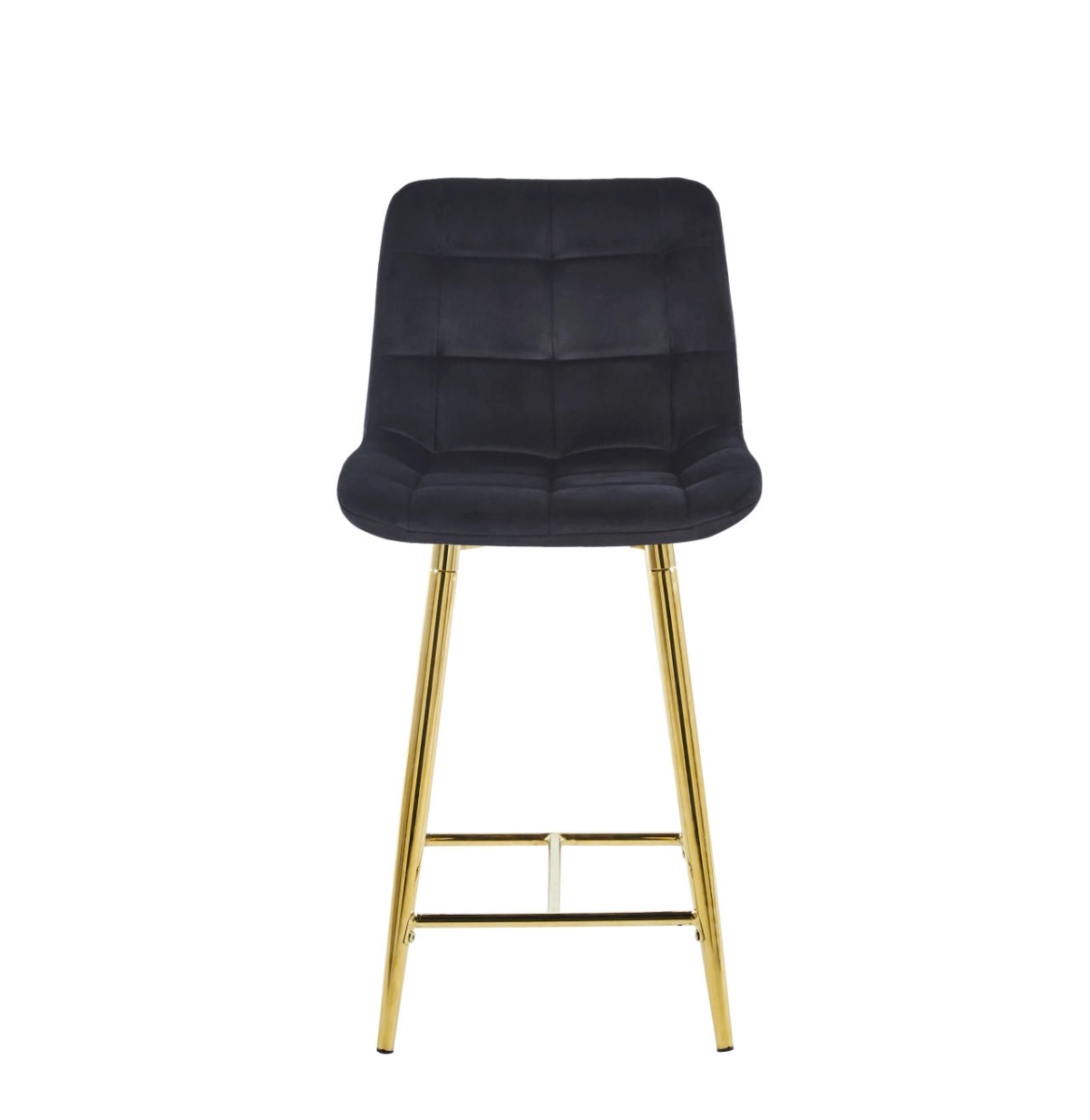 Hoker velvet czarny (złoty stelaż)