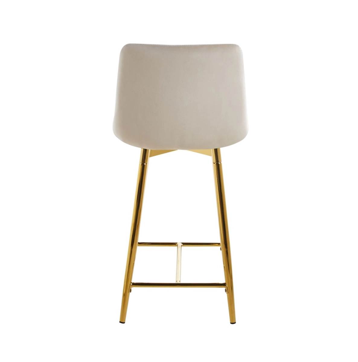 Hoker velvet beżowy (złoty stelaż)