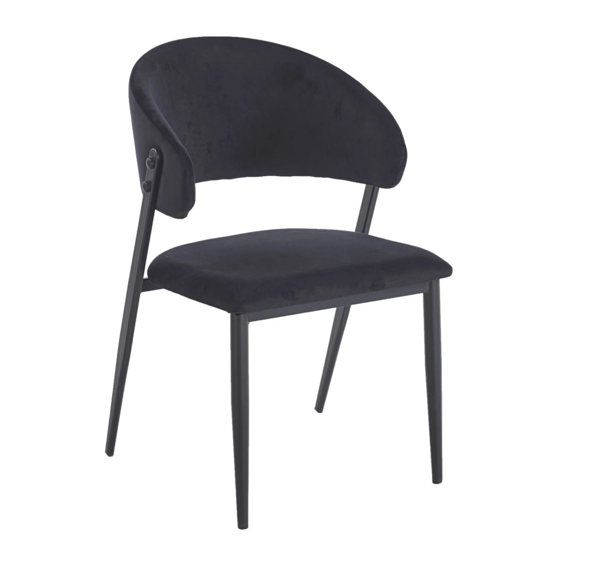 PRZEDSPRZEDAŻ -15% do 05.05 ! Krzesło czarne velvet Riviera 100