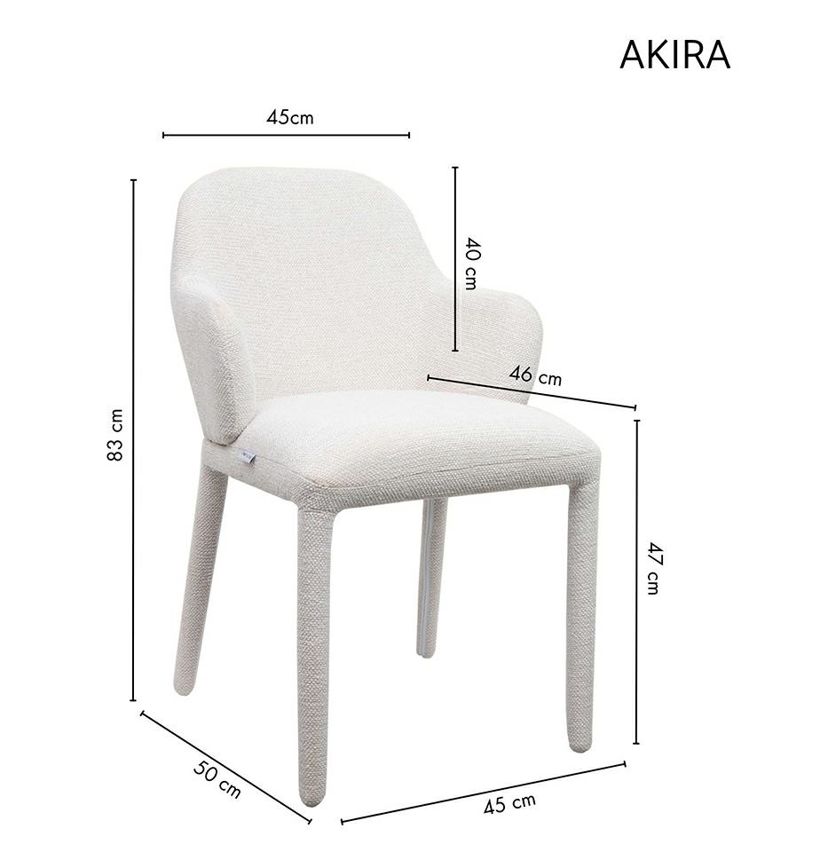 Krzesło AKIRA beżowe