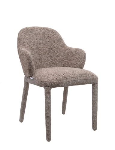 Krzesło brązowe do salonu, Akira 