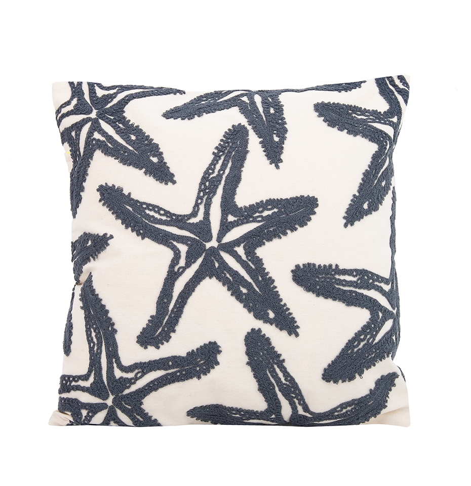 Poduszka dekoracyjna SHP STARFISH beżowa / szara