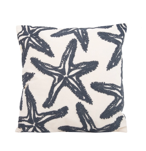 Poduszka dekoracyjna beżowa/szara Starfish SHP