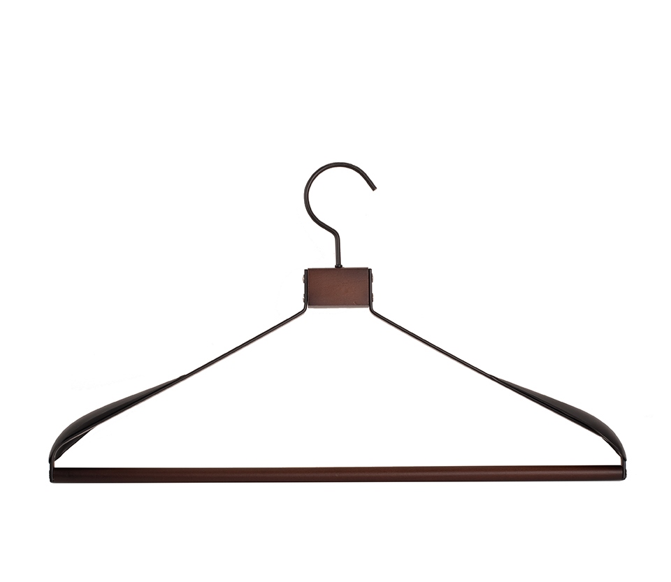 Zestaw 4 wieszaków SHP SOLID czarny