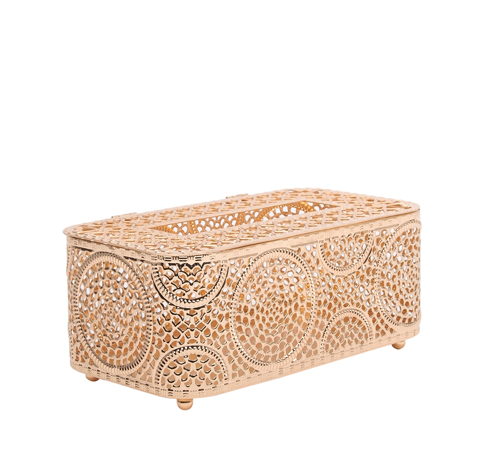 Pojemnik na chusteczki SHP MAISON złoty