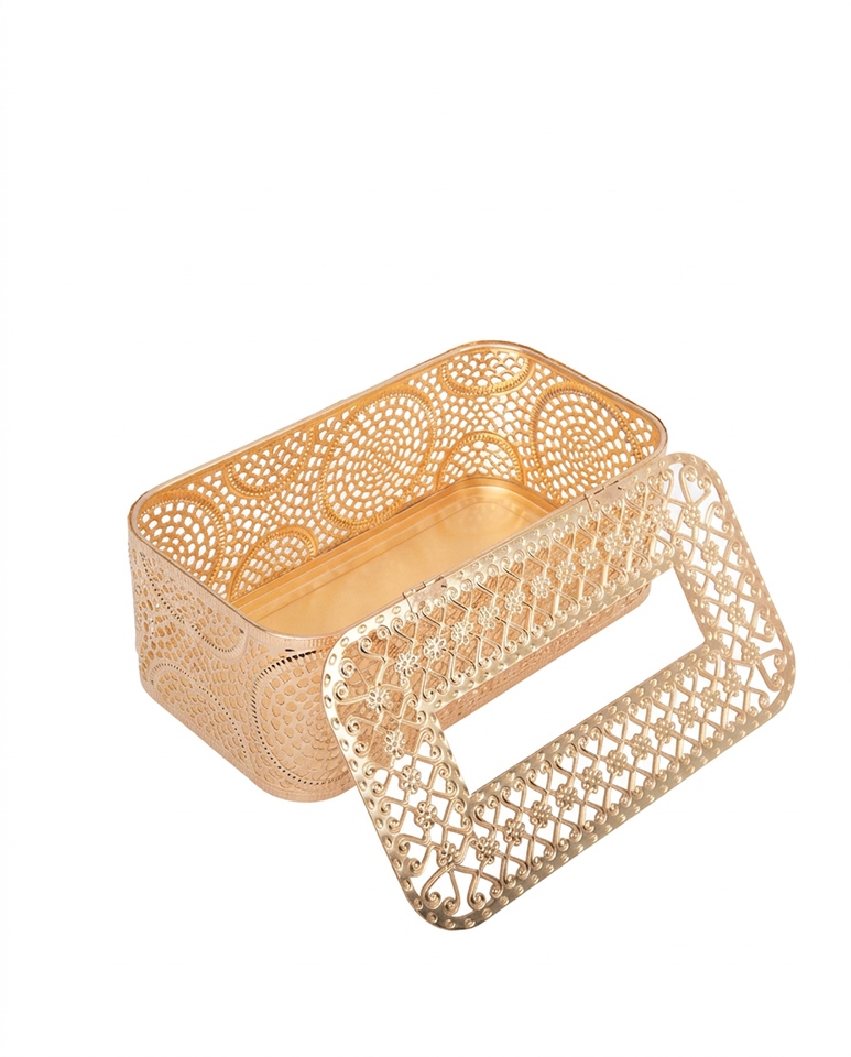 Pojemnik na chusteczki SHP MAISON złoty