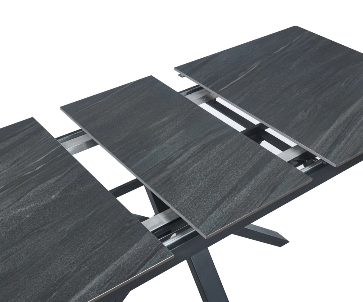 Stół rozkładany (szary mat) 140(180)x85