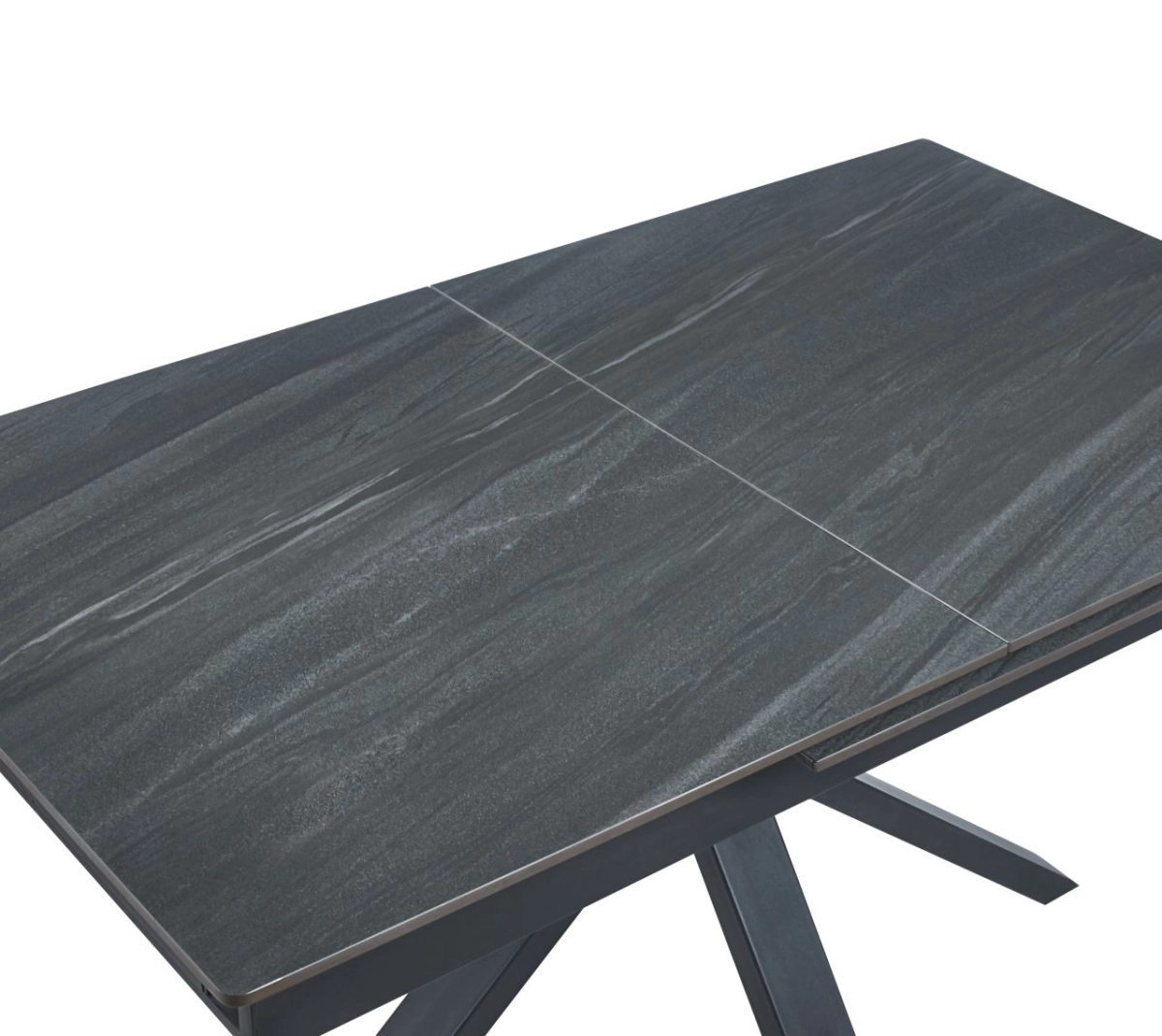 Stół rozkładany (szary mat) 140(180)x85