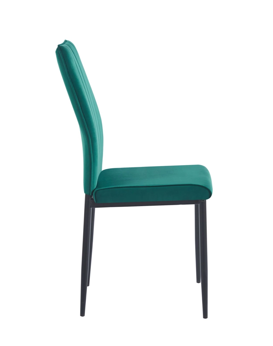 Krzesło velvet (zielone)