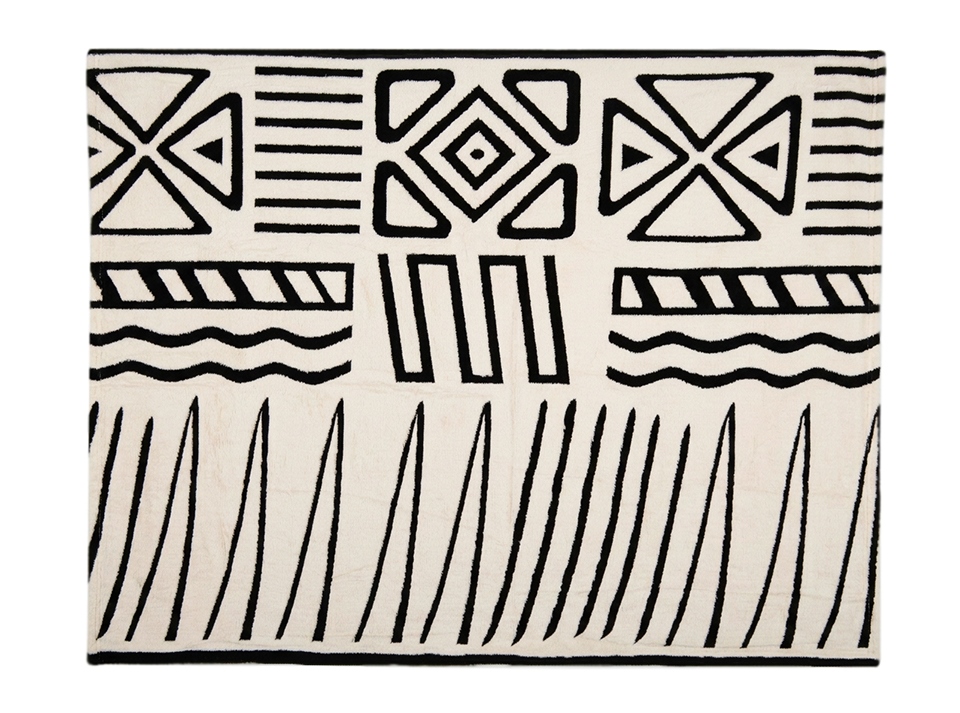 Pokrowiec na sofę SHP CORDE beżowy / czarny