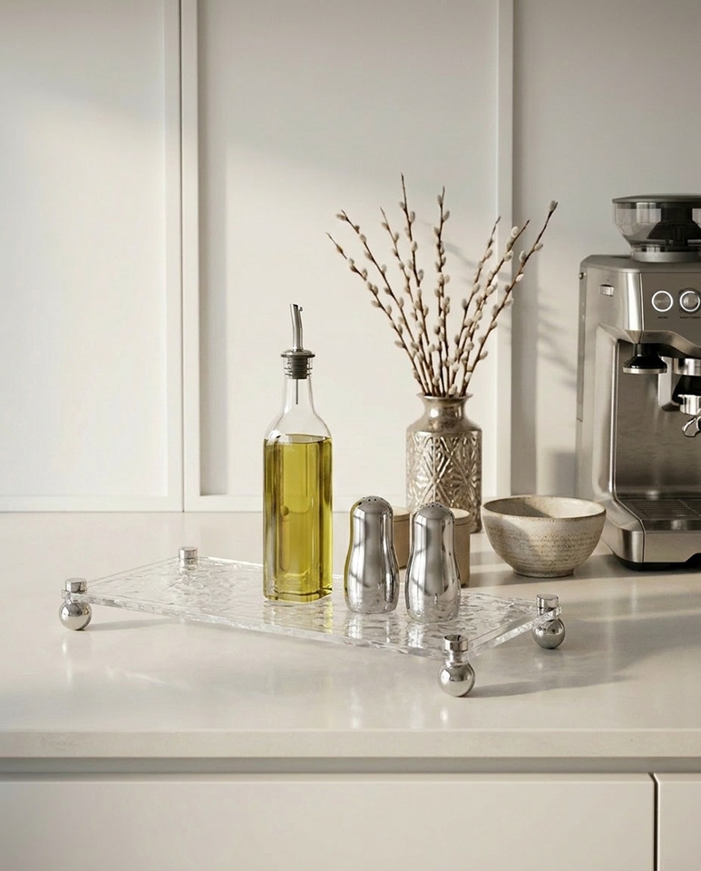 Taca dekoracyjna SHP RESIDENCE transparentna