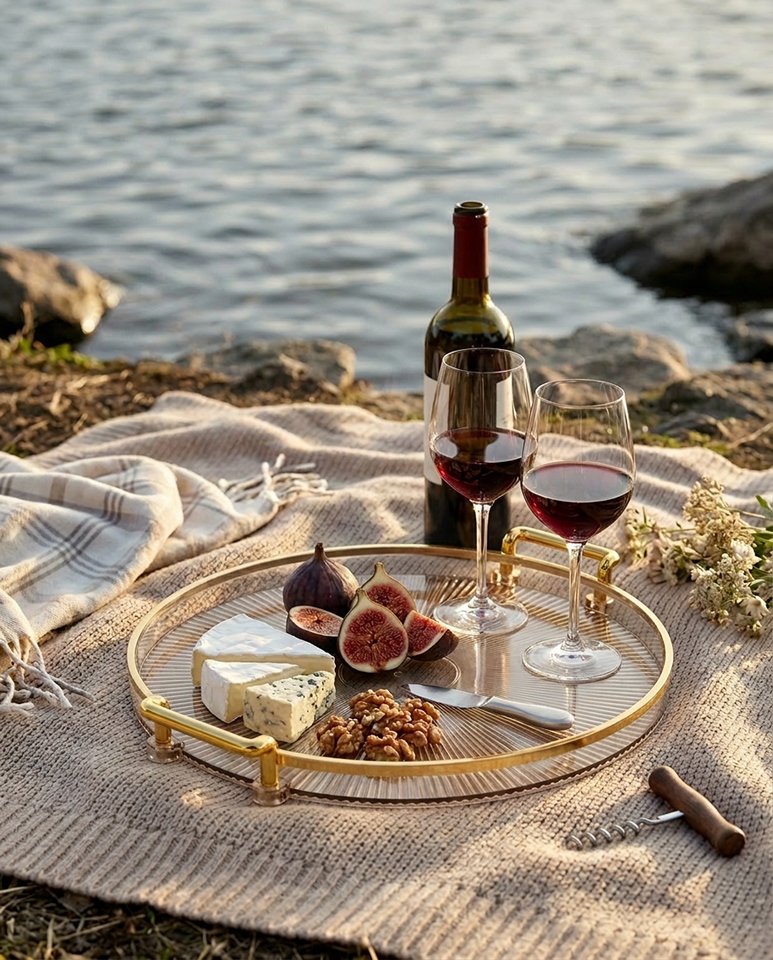 Taca dekoracyjna SHP SOHO złota