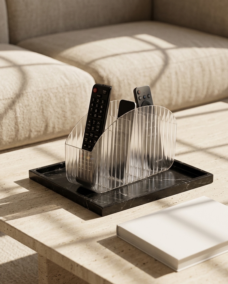 Organizer na piloty SHP ICY transparentny