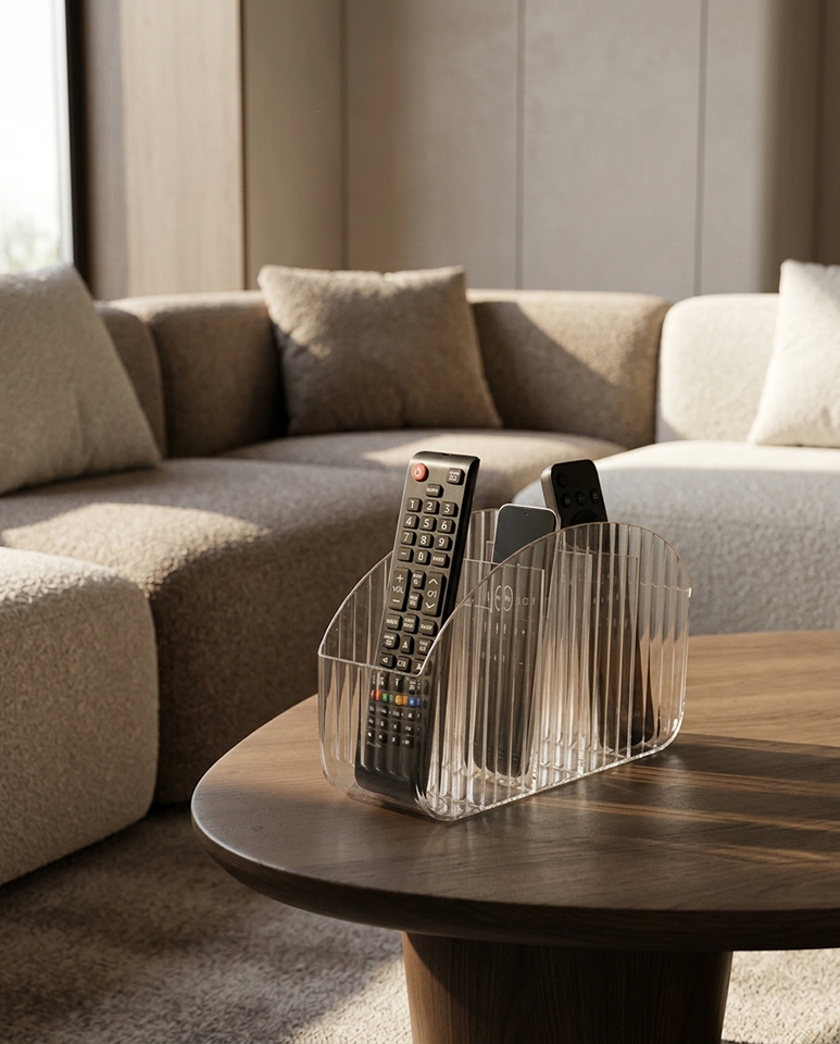 Organizer na piloty SHP ICY transparentny