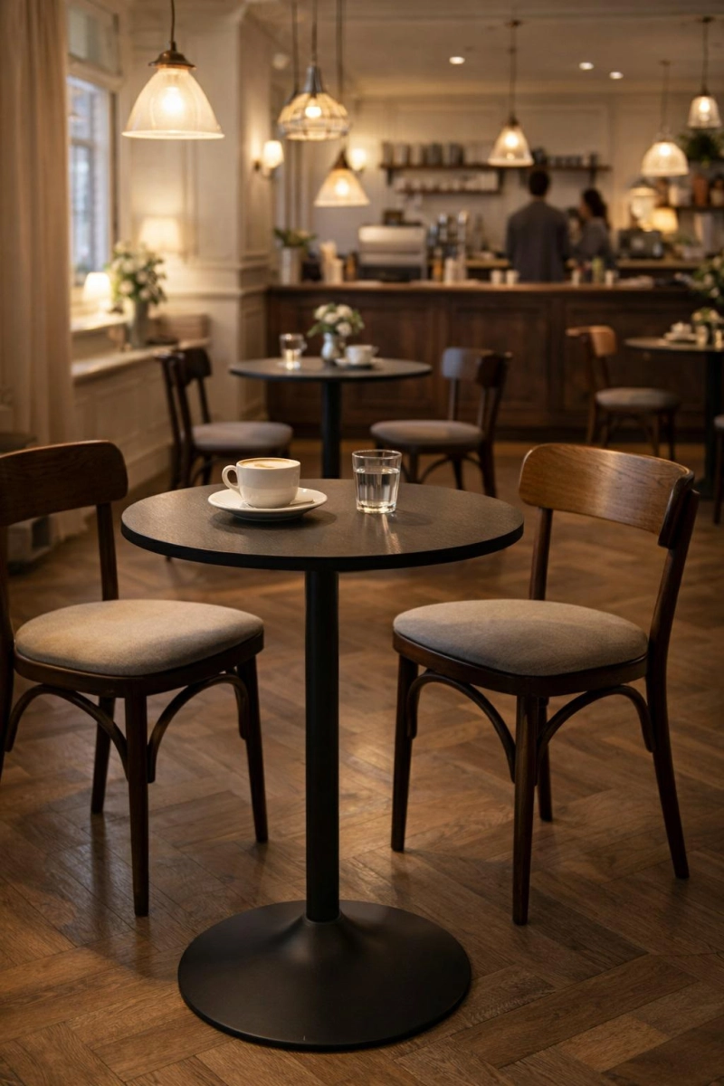 Stół Hvar 60cm czarny