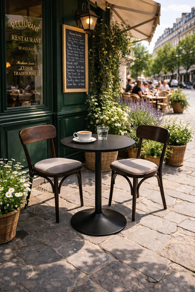 Stół Hvar 60cm czarny