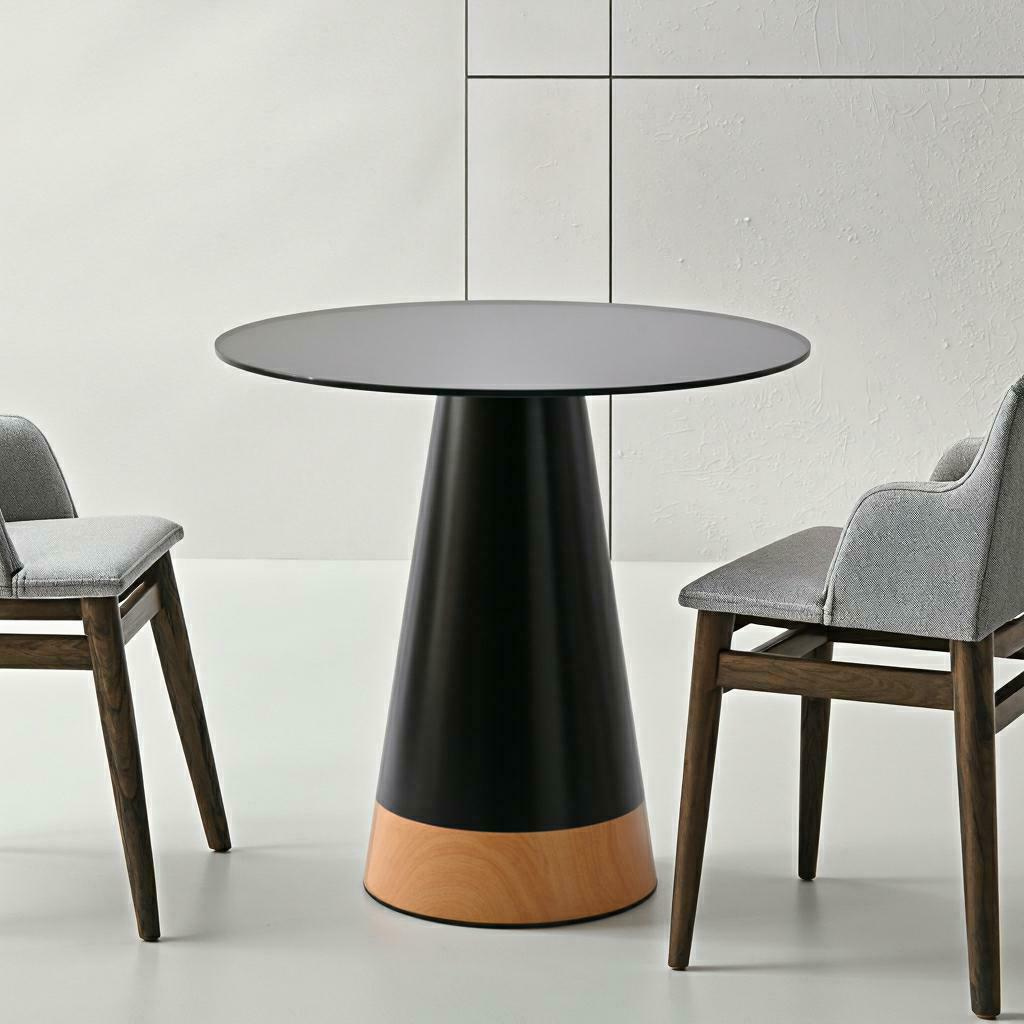 Stół Soleilo Duo czarny/naturalny