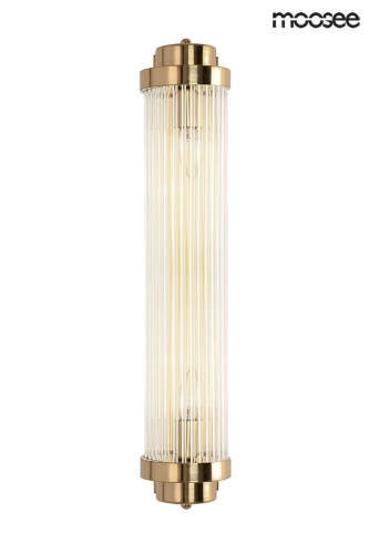 Lampa ścienna złota do salonu, Moosee Column 60 