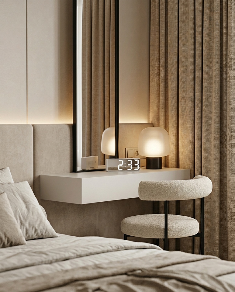 Zegar lustrzany LED SHP MIRROR