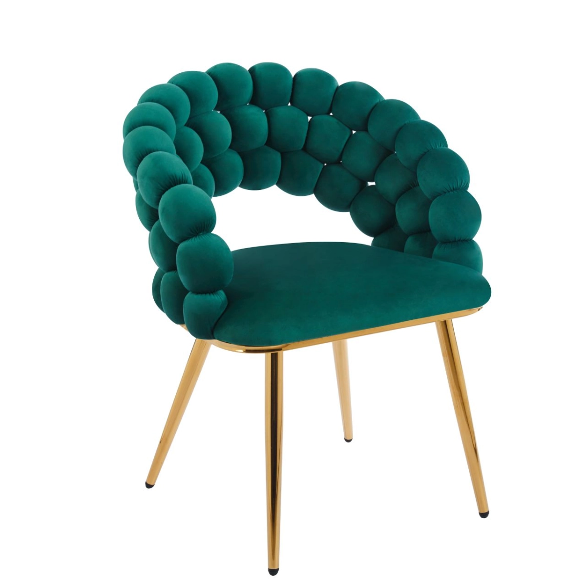 Krzesło velvet (zielone)