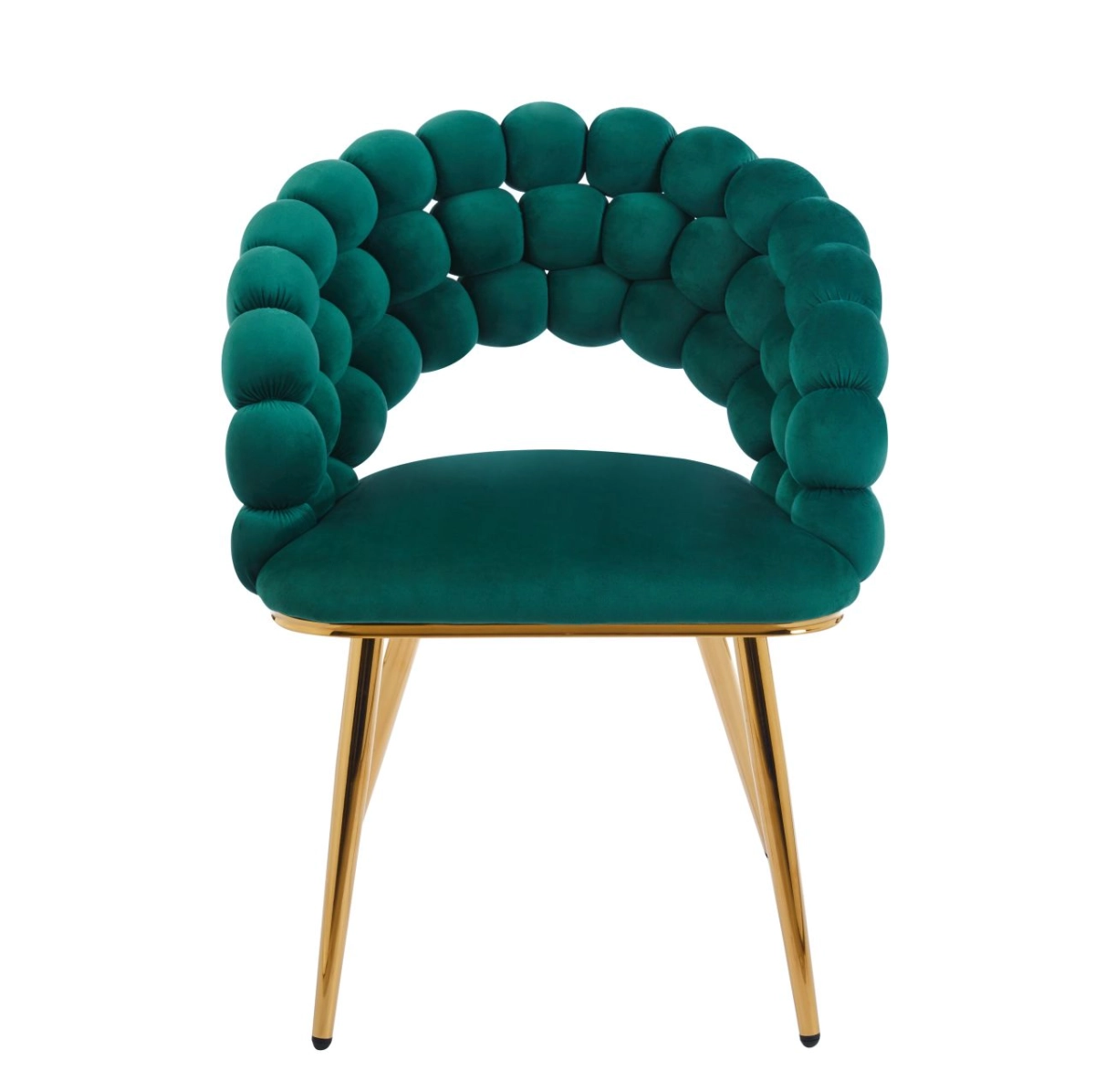 Krzesło velvet (zielone)