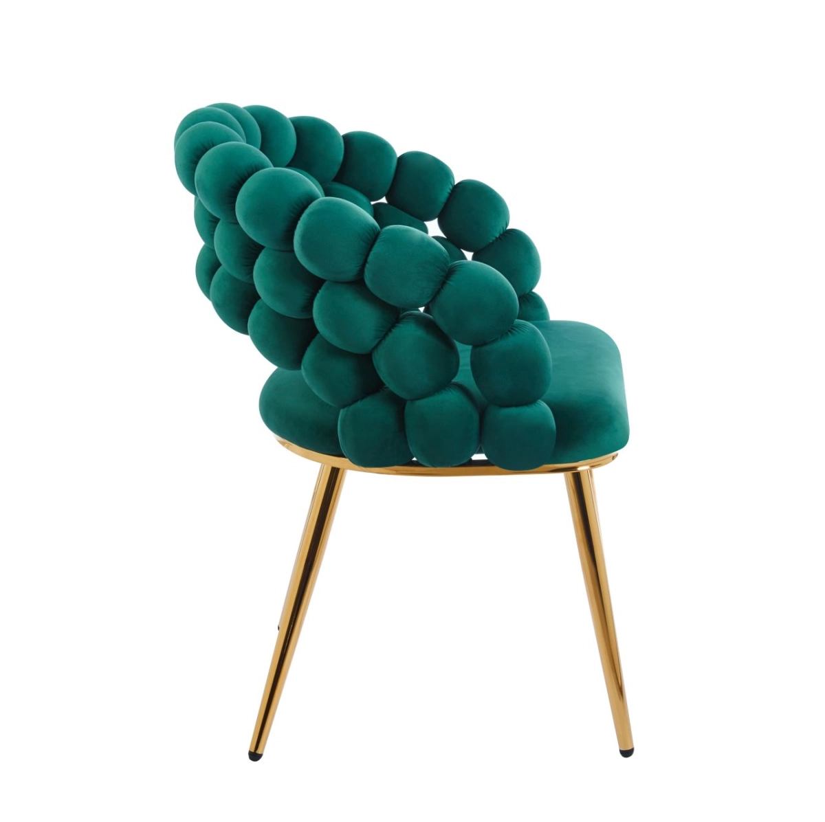 Krzesło velvet (zielone)