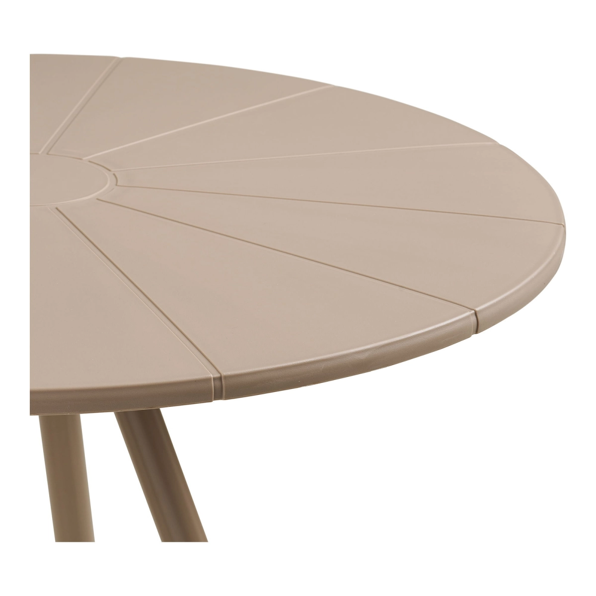 Stół Barletta Bistro okrągły taupe 70cm