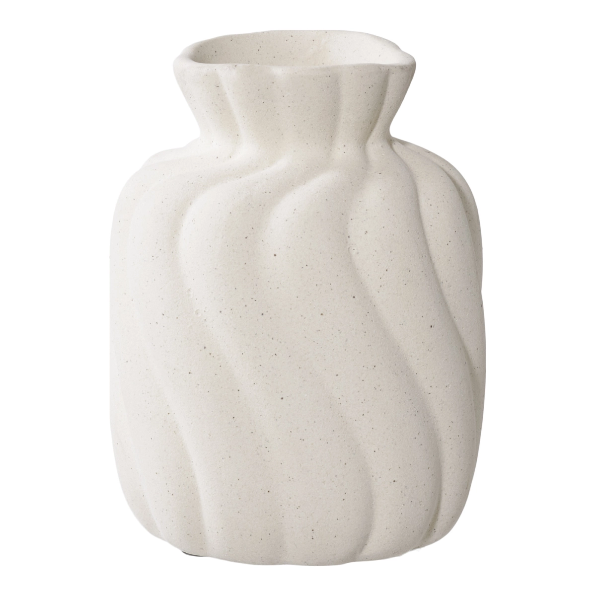 Zestaw 2 wazonów ceramicznych białych