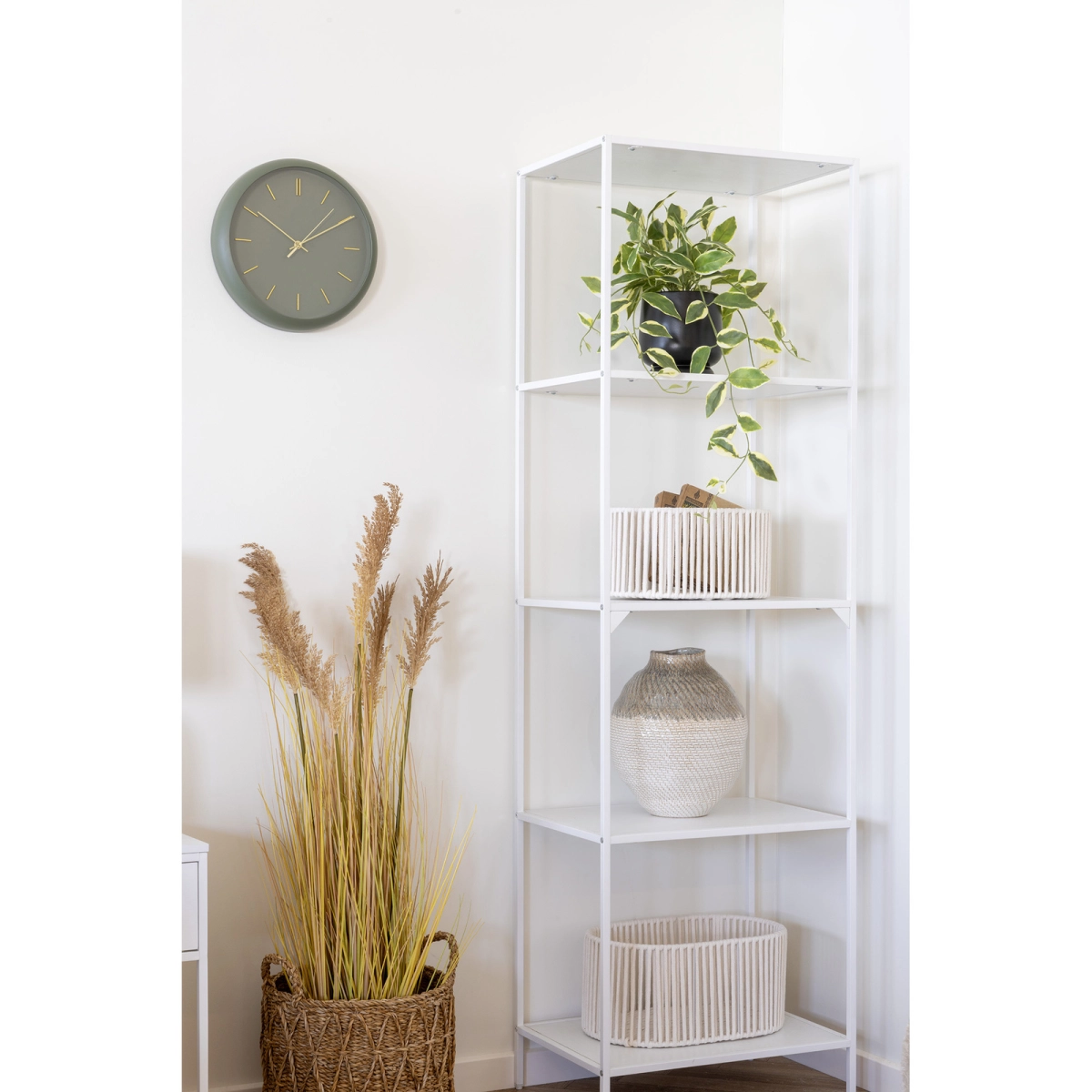 Zegar Rossano 30cm zielony
