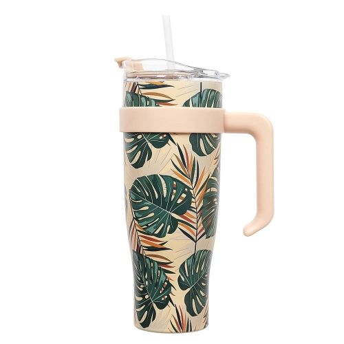 Kubek termiczny Miami Tropical zielony